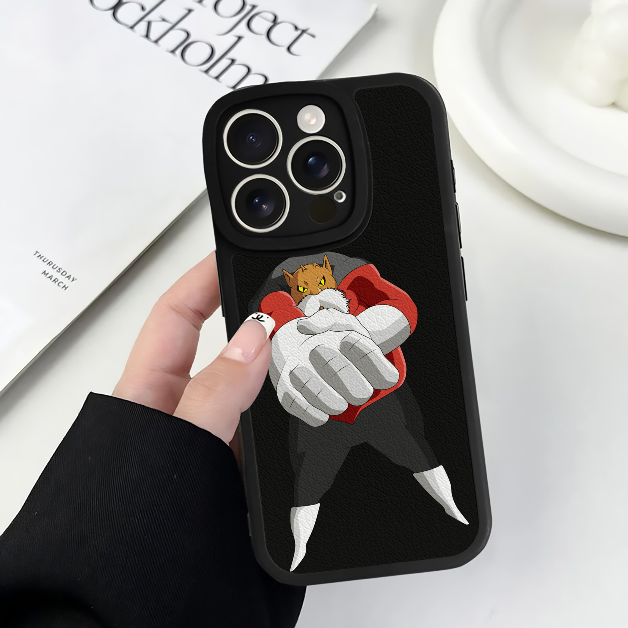 （画像用） ドラゴンボール DRAGON BALL 【iPhone 16シリーズ対応】シリコンスマホケース（レザー調） 材質：シリコン